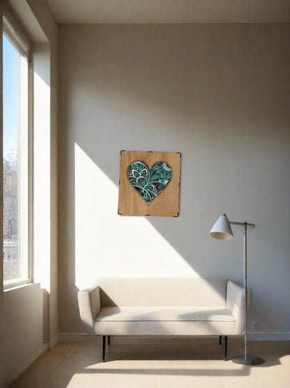 Layered Artwork - Heart