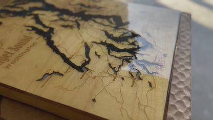 Bathymetric Map - Puget Sound